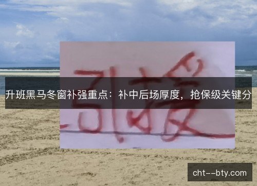 升班黑马冬窗补强重点：补中后场厚度，抢保级关键分